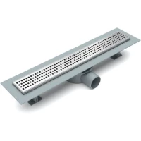 Душевой трап (лоток) Esbano E-NICE-50MC ESTRECONICE50MC 50 см, с решеткой, перфорированный, матовый хром