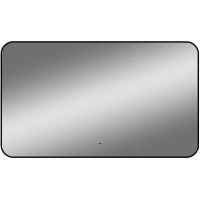 Зеркало Art&Max Siena AM-Sie-1000-700-DS-F 100x70 см, с LED-подсветкой, сенсорным выключателем, диммером, черный