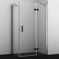 Душевой уголок 120x100 см WasserKRAFT Aller 10H10RBLACK MATT прозрачное