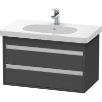 Тумба графит матовый 80 см Duravit Ketho KT664704949