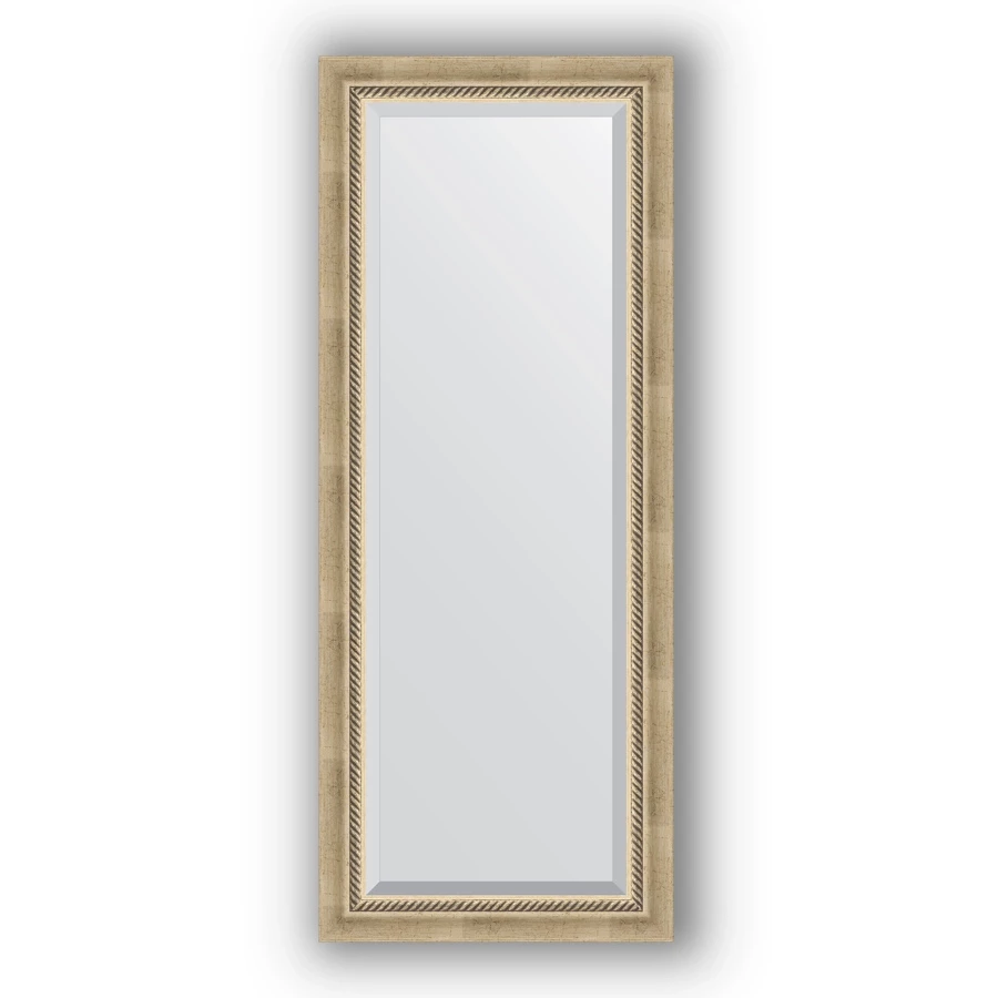 Зеркало 53х133 см состаренное серебро с плетением Evoform Exclusive BY 1152 - фото 1