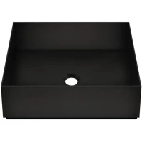 Раковина Gessi Gessi316 54605#299 40x40 см, черный матовый