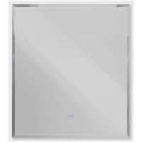 Зеркало Cezares Interni CZR-SPC-INT-1000-900-LED-TCH-WARM-BL 100x90 см, с LED-подсветкой, сенсорным выключателем, антизапотеванием, белый глянец
