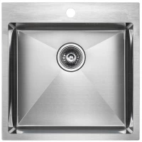 Кухонная мойка Paulmark Kroner нержавеющая сталь PM215151-BS