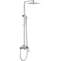 Душевая система Abber Wasserfall AF8616SPL 250 мм, со смесителем, сатин