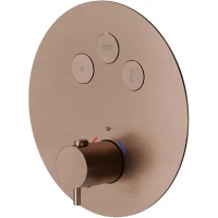 Термостат для ванны Newform X-Steel 316 70427EX.59.067 встраиваемый, медь матовая