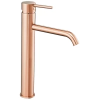 Смеситель для раковины Rea Lungo REA-B6321 без донного клапана, розовое золото