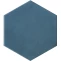 Плитка 24032 Флорентина синий глянцевый 20x23,1
