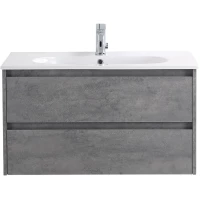 Тумба Cemento Grigio 90 см BelBagno Kraft KRAFT-900-2C-SO-CG