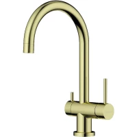 Смеситель для кухни с подключением к фильтру Omoikiri Yamada-LG светлое золото 4994479