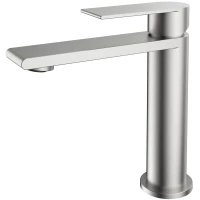 Смеситель для раковины Vincea Vogue VBF-2VS1BN без донного клапана, сатин