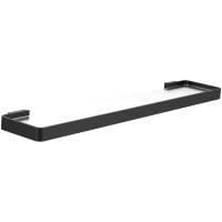 Полка стеклянная Wonzon & Woghand Lotte WW-8327A-MB 60 см, черный матовый