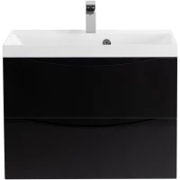 Тумба Nero Lucido 69,6 см BelBagno Marino MARINO-700-2C-SO-NL-P