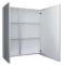Зеркальный шкаф 75x80 см белый глянец 1Marka Соната У29559 - 3