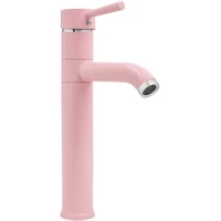 Смеситель для раковины Славен Город Серия-Д СЛ-ОД-Д80 розовый матовый