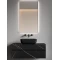 Зеркало Armadi Art 569-B 60x100 см, с LED-подсветкой, сенсорным выключателем, диммером, антизапотеванием, черный матовый - 2