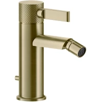 Смеситель для биде Gessi Inciso 58007#727 с донным клапаном, латунь матовая