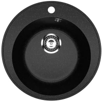 Кухонная мойка Practik PR-M-475-004 47,5x47,5 см, оникс