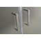 Душевая дверь 150-180 см BelBagno UNIQUE-BF-2-150/180-P-Cr текстурное стекло - 4
