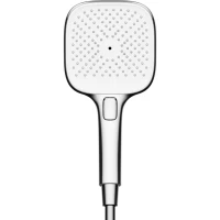 Душевая лейка Sancos Nok Square SC6002CH-W 125 мм, 3 режима, хром/белый