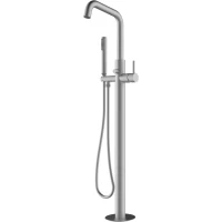 Смеситель напольный для ванны Bossini Teo Z00751.094 никель матовый