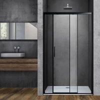 Душевая дверь 120 см Vincea Soft VDS-3SO120CLB прозрачное