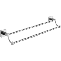 Полотенцедержатель Azario Rina AZ-87002 61,9 см, двойной, хром 