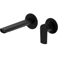 Смеситель для раковины Newform Haka 72028E.01.093 встраиваемый, без донного клапана, черный матовый