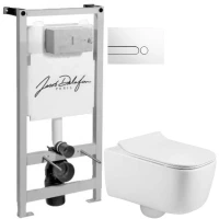 Комплект подвесной унитаз MEER MR-2103 + система инсталляции Jacob Delafon E5504-NF + E4326-00