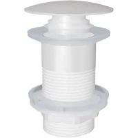 Донный клапан для раковины Knotlor BM9010WY без перелива, белый матовый