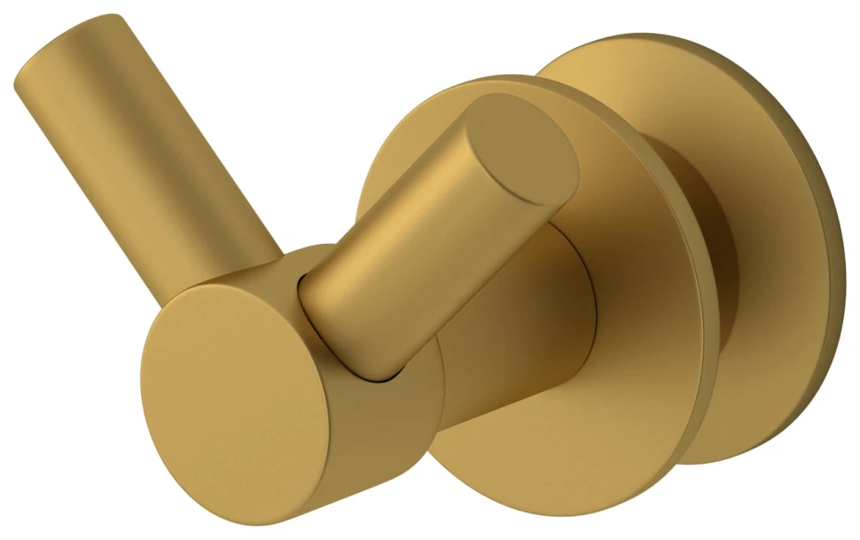 Крючок двойной золотой матовый Сунержа Виктория 032-2010-0002 крючок для вязания двусторонний d 2 3 мм 13 5 см золотой