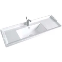 Раковина CeramaLux NYJ840-90 91,5x46 см, накладная, белый