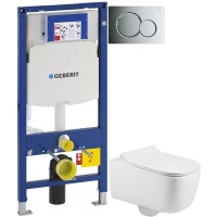 Комплект подвесной унитаз MEER MR-2103 + система инсталляции Geberit 111.300.00.5 + 115.770.21.5 + 111.815.00.1