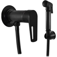 Гигиенический душ Rav Slezak Colorado CO247/1CMAT со смесителем, черный матовый