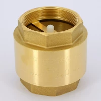 Клапан обратный пружинный с пластиковым затвором 2