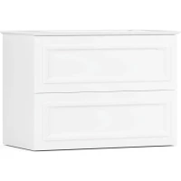 Тумба под раковину Belux София НП 75-02 4810924285690 72,3 см, подвесная, белый глянец