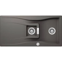 Кухонная мойка Schock Waterfall 60D серебристый камень 700989