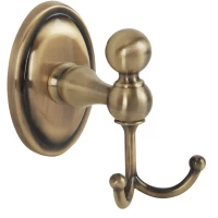 Крючок Veragio Bonjour Bronzo VR.BNR-7833.BR двойной, для ванны, бронза