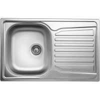 Кухонная мойка полированная сталь Ukinox Комфорт COP780.490 -GT8K 2L