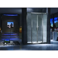 Душевая дверь раздвижная 140 см прозрачное стекло Esbano ES-140DW