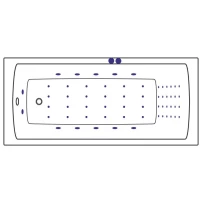 Гидромассажная система хром Sanjet Nano SJ-NANO-CR