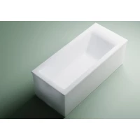 Ванна из литьевого мрамора Astra-Form Нейт Solid Surface 01010056 180x80 см, белый матовый