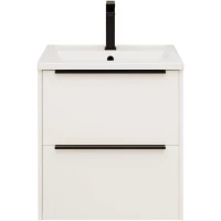 Тумба под раковину La Fenice Tesoro FNC-01-TES-PB-60-2 59,4 см, подвесная, белый матовый