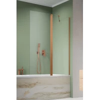 Шторка на ванну Radaway Nes Brushed Copper PND II 120 Right 10009120-93-01R 120 см R, профиль медь матовая, стекло прозрачное