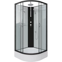 Душевая кабина 80x80x240 см Niagara NG-6703-14BKT прозрачное