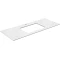 Столешница 117 см белый матовый для раковин встраиваемых снизу Kerama Marazzi Plaza Classic Монте Тиберио PL3.SG507100R\120 - 1