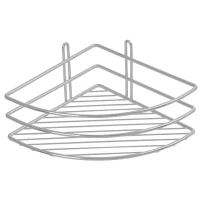 Полка для ванной Fixsen FX-710-1 20x20 см, угловая, хром