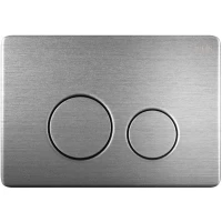 Кнопка смыва IDDIS Unisteel UNS10S0i77 для инсталляции, нержавеющая сталь