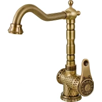 Смеситель для кухни Zorg Antic A 408K-BR бронза