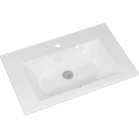 Раковина Misty Амальфи 4623723854437 71x45,5 см, накладная, белый